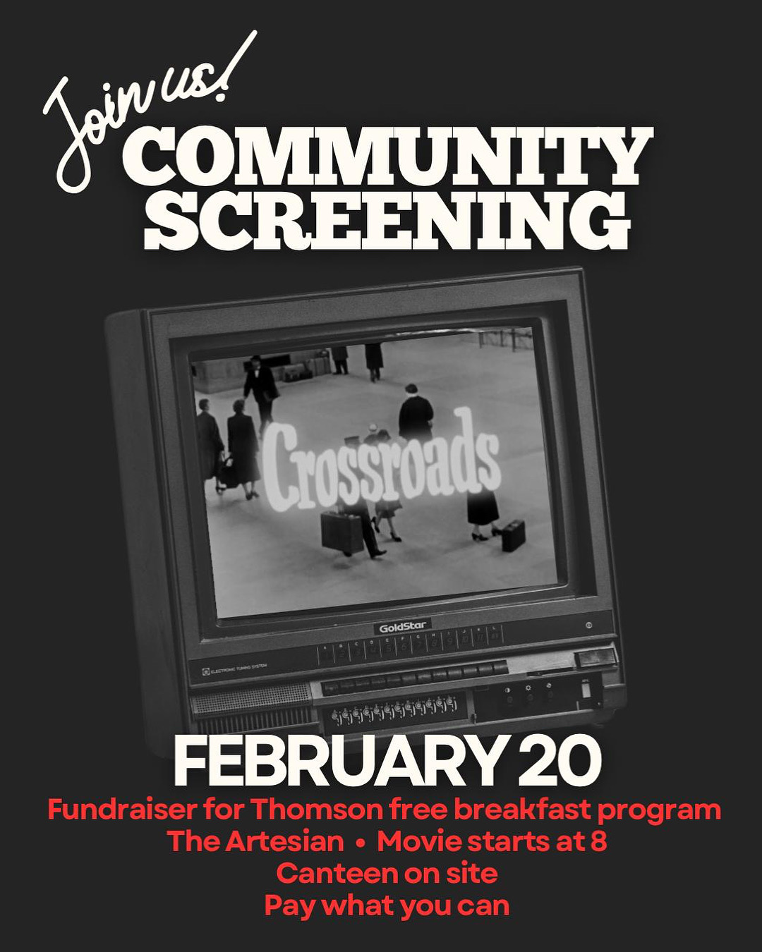 'Crossroads' Community Screening