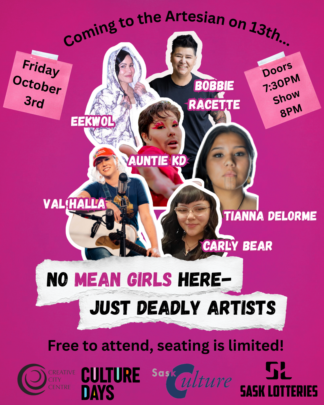 Culture Days: No Mean Girls Here – Just Deadly Artists