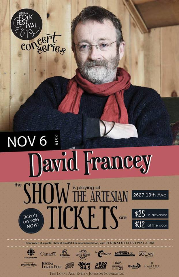 David Francey presented by Regina Folk Festival