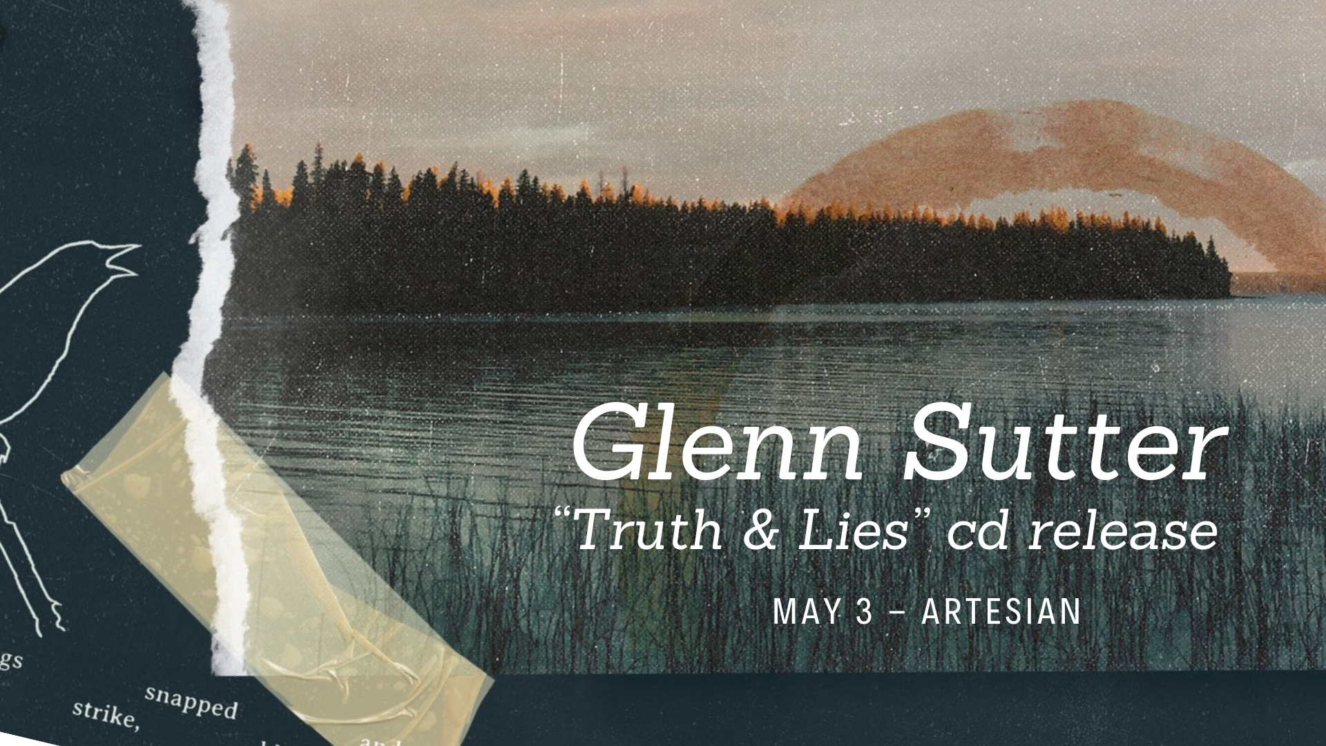 Glenn Sutter Truth and Lies Album Release with Special Guests Dave Grandel and Kara Golemba