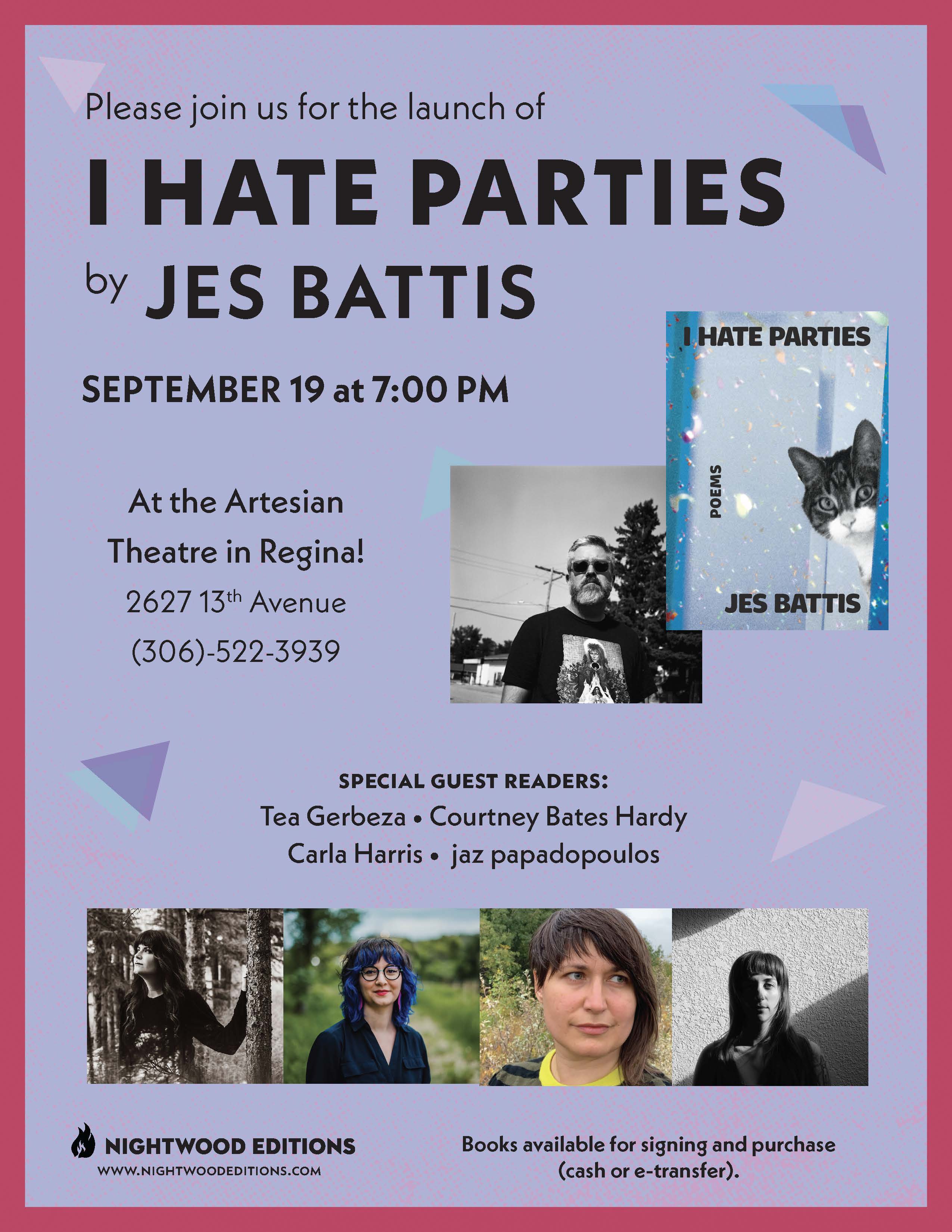  'I Hate Parties' Book Launch