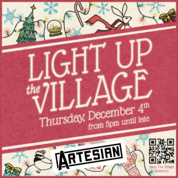 Light Up the Village 2025 at the Artesian