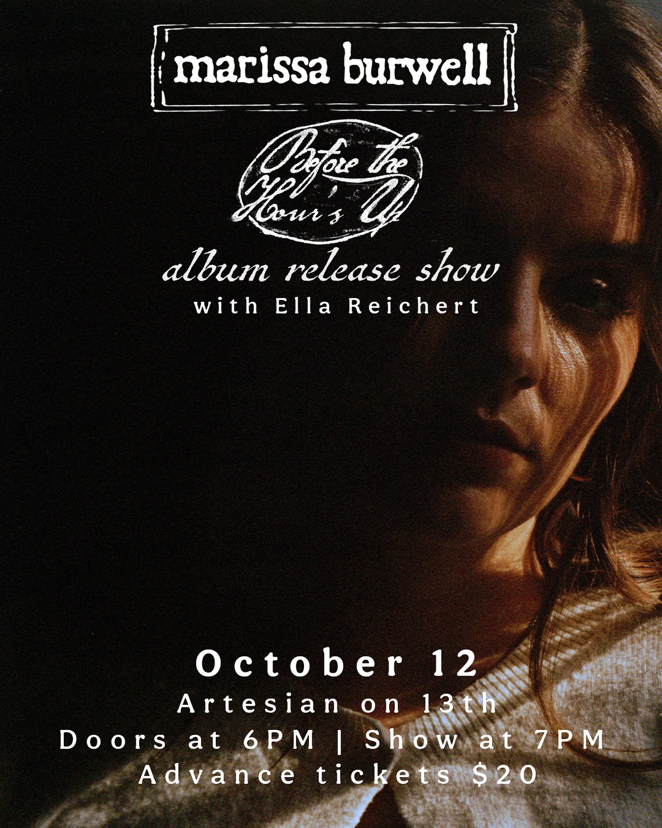 Marissa Burwell with special guest Ella Reichert