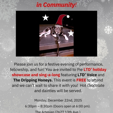 Listen To Dis' presents Not Just Christmas: Concert in Community