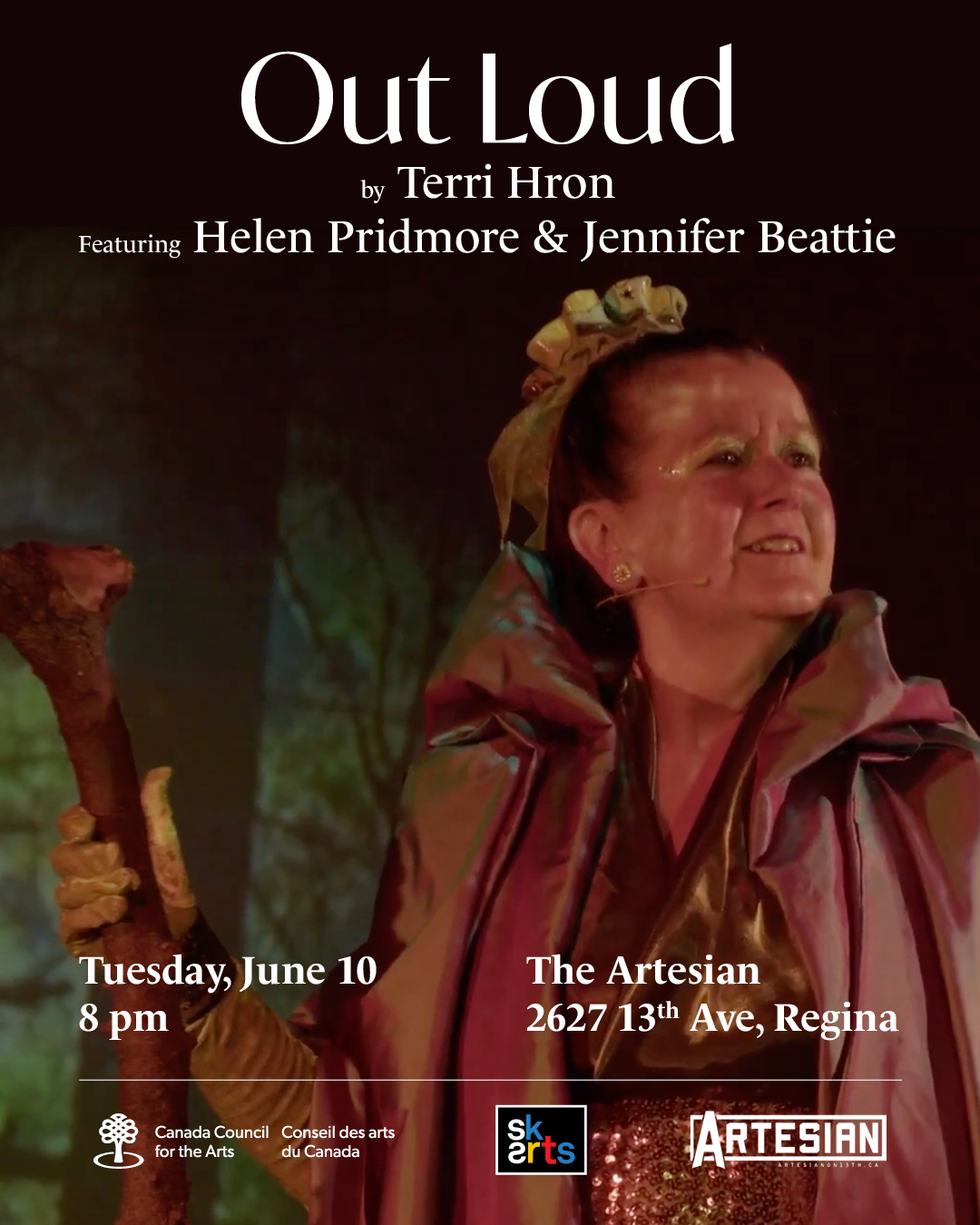 ‘Out Loud’ by Terri Hron Featuring Helen Pridmore & Jennifer Beattie