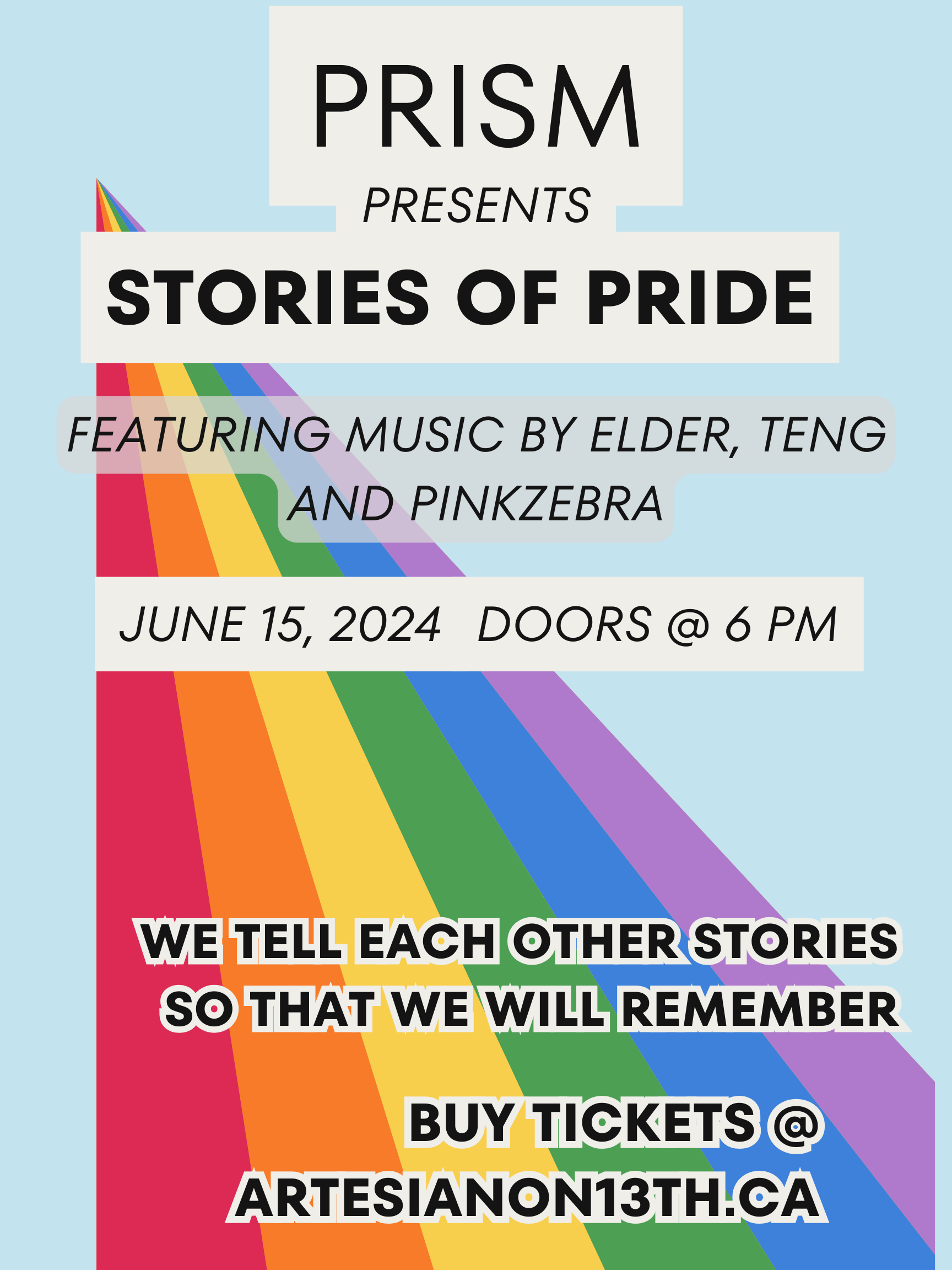 PRISM Presents: Stories of Pride
