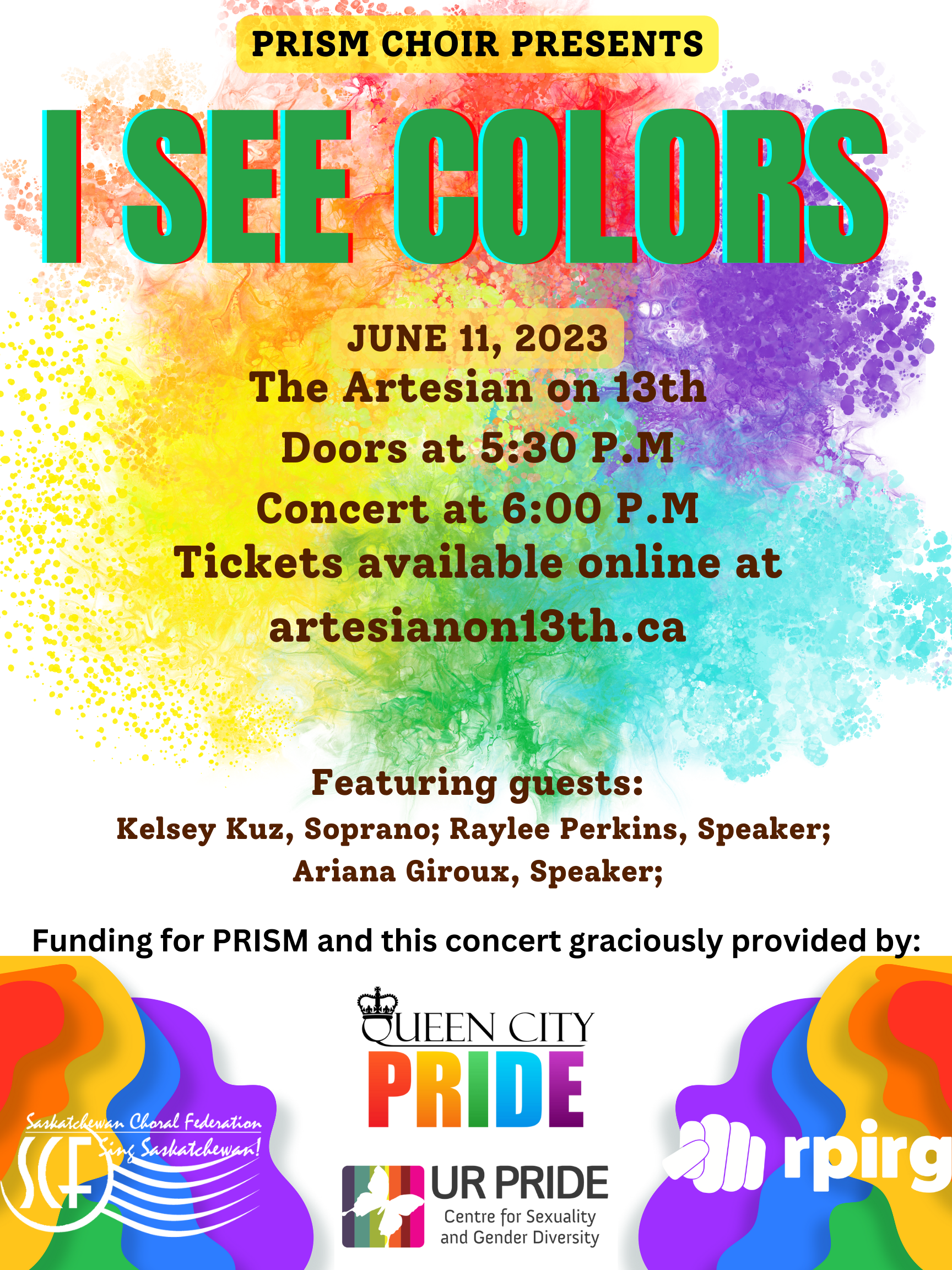 Prism Choir Presents: I See Colours 