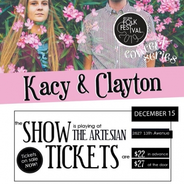 Regina Folk Festival presents Kacy & Clayton with Ellen Froese