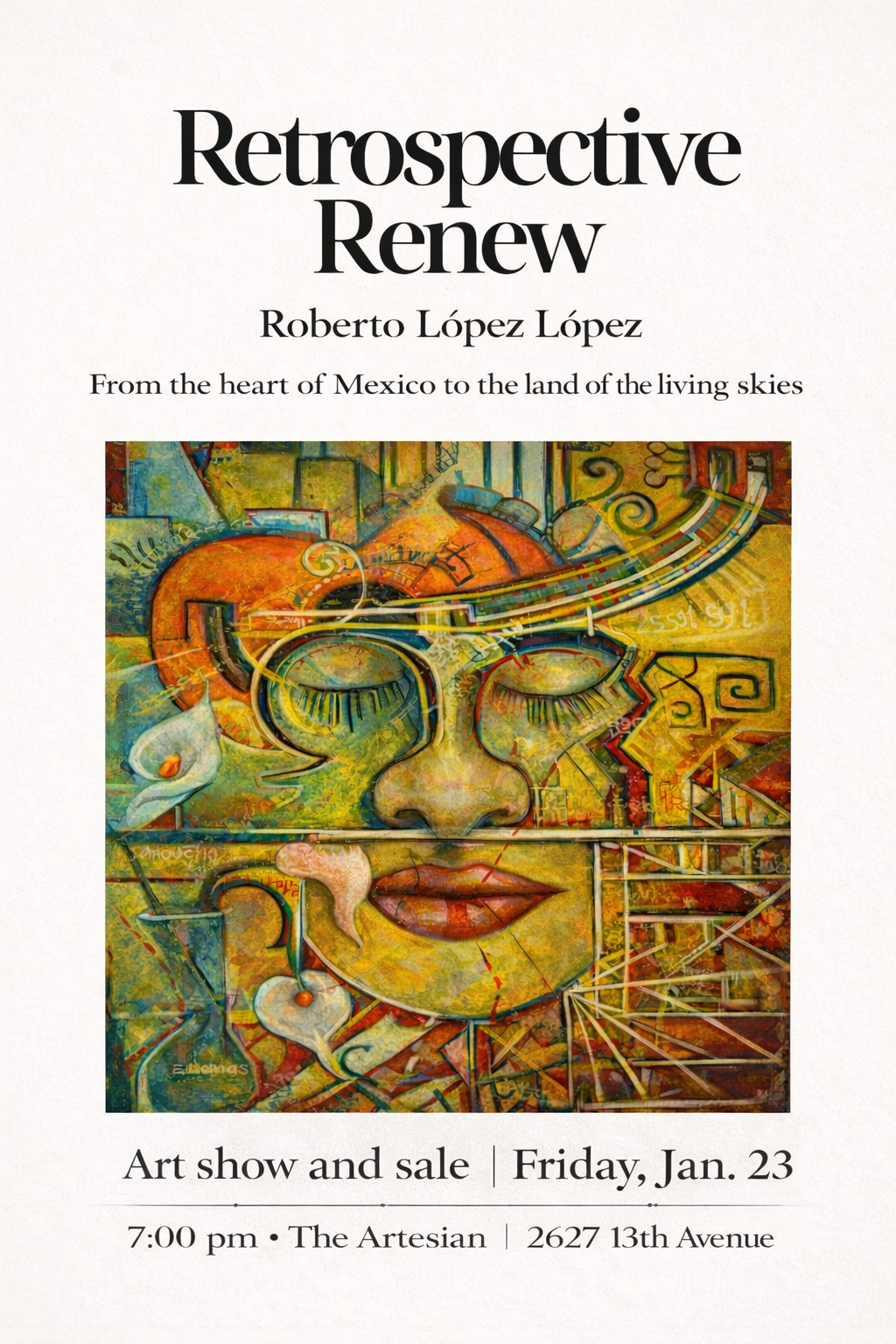 Retrospective-Renew: Art exhibition and sale