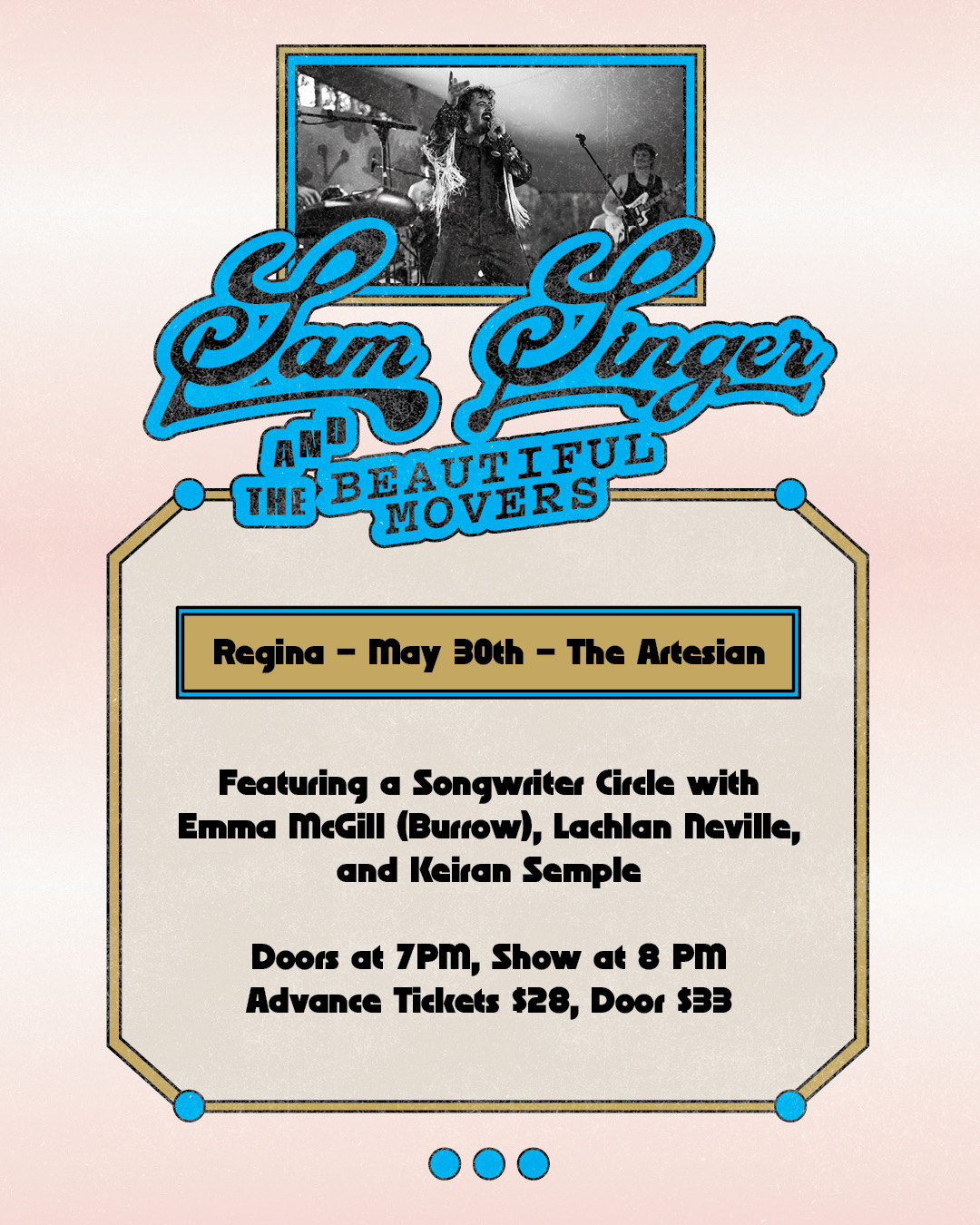Sam Singer & The Beautiful Movers ft. Songwriter Circle w/ Emma McGill, Lachlan Neville, & Keiran Semple