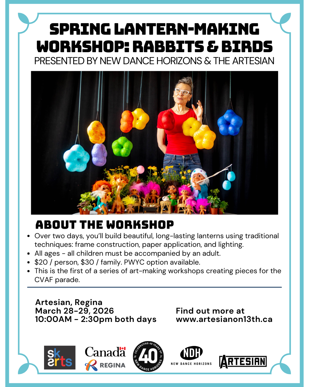 Spring Lantern‑Making Workshop (Rabbits + Birds)