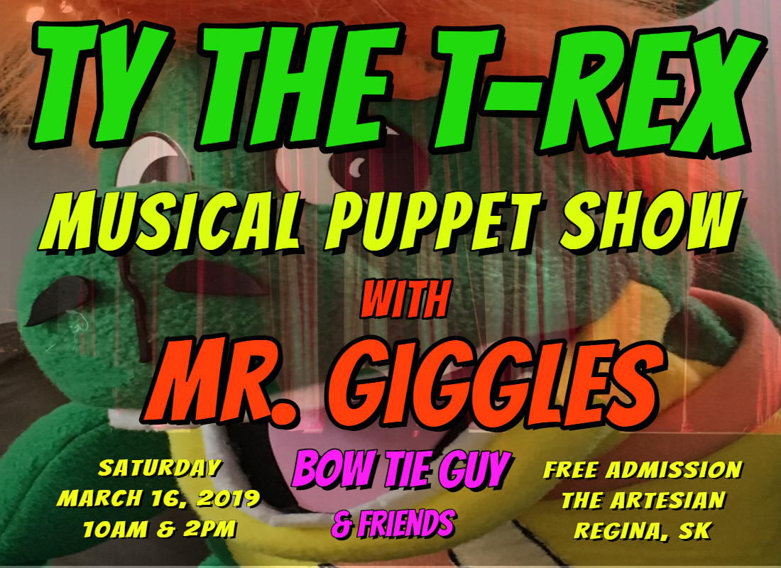 Ty the T-REX Musical Puppet Show (FREE)